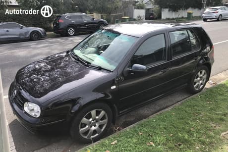 Black 2003 Volkswagen Golf Hatch 2-0L