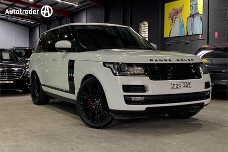 White 2013 Land Rover Range Rover SUV SDV8 VOGUE 4X4