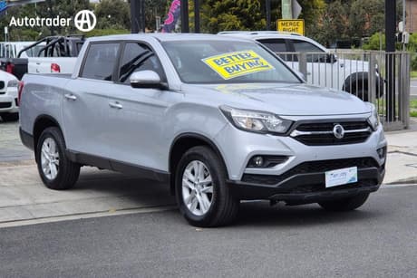 Silver 2020 Ssangyong Musso Dual Cab Utility Elx