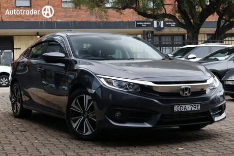 Grey 2017 Honda Civic Sedan Vti-L