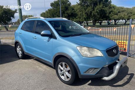 Blue 2011 Ssangyong Korando Wagon Sx