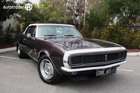 Purple 1967 Chevrolet Camaro Convertible