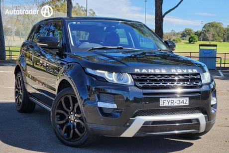 Black 2012 Land Rover Range Rover Evoque SUV SI4 PRESTIGE 4X4