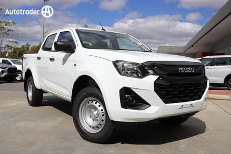 White 2025 Isuzu D-MAX Crew Cab Utility Sx (4X4)