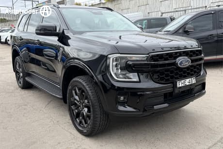 Black 2024 Ford Everest Wagon Sport (Rwd)