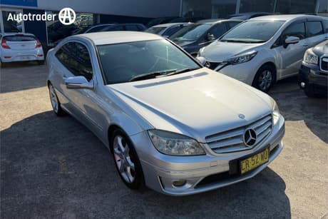 Silver 2008 Mercedes-Benz C200 Coupe Kompressor