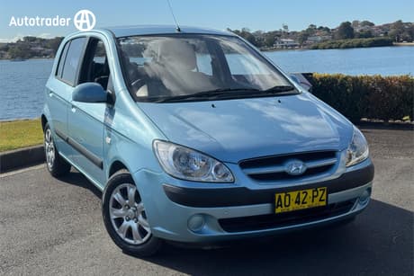 Blue 2007 Hyundai Getz Hatchback S