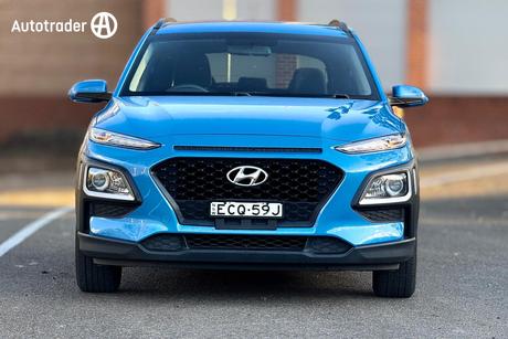 Blue 2019 Hyundai Kona Wagon Go (Fwd)