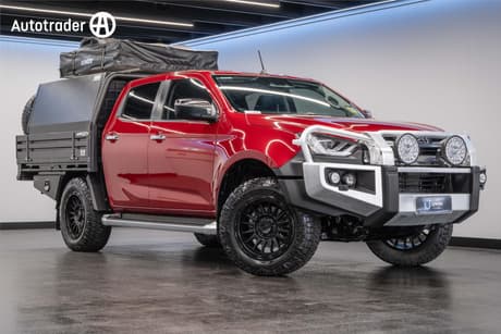 Red 2023 Isuzu D-MAX Crew Cab Utility Ls-U (4X4)