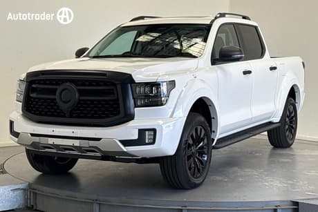 White 2026 GWM Cannon Alpha Dual Cab Utility Vanta