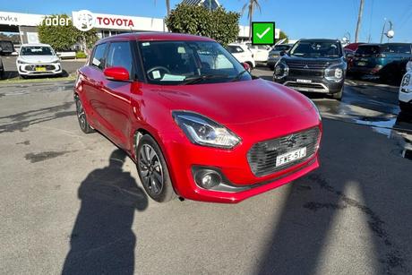 Red 2017 Suzuki Swift Hatchback Glx Turbo