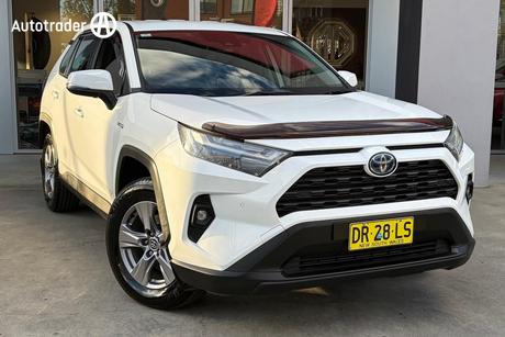 White 2024 Toyota RAV4 Wagon Gx (2Wd) Hybrid