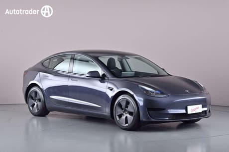 Grey 2023 Tesla Model 3 Sedan Rear-Wheel Drive