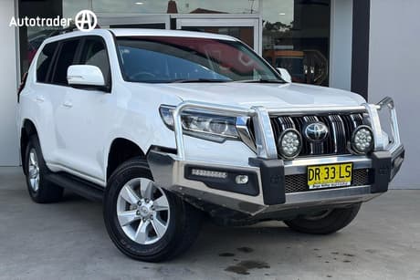 White 2020 Toyota Landcruiser Prado Wagon Gxl