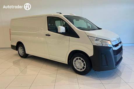 White 2024 Toyota HiAce Van Lwb (4 Door Option)