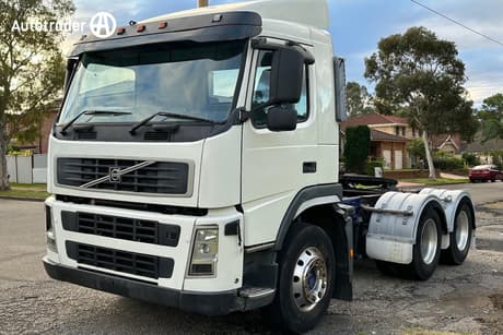 White 2007 Volvo FM Cab Chassis 12