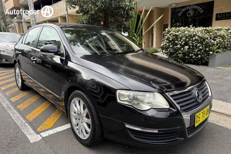 Black 2006 Volkswagen Passat Sedan 2.0T Fsi