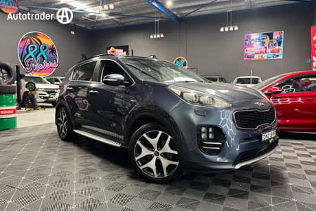 Blue 2017 Kia Sportage Wagon Gt-Line (Awd)