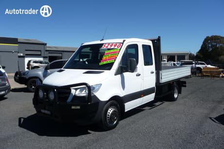 White 2019 Mercedes-Benz Sprinter Ute Tray