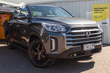 Grey 2023 Ssangyong Musso Crew Cab Pickup Ultimate
