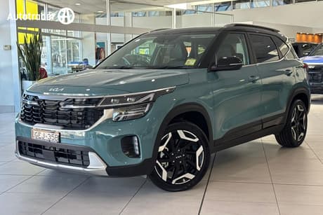 Blue 2025 Kia Seltos Wagon Gt-Line (Awd) (Two-Tone)
