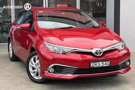 Red 2016 Toyota Corolla Hatchback Ascent Sport