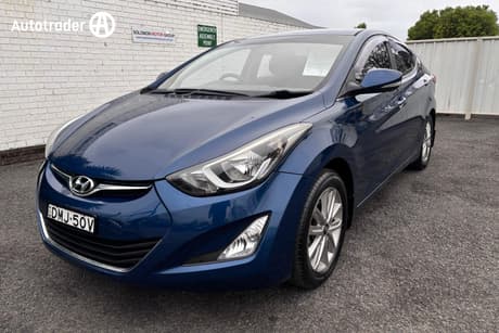 Blue 2014 Hyundai Elantra Sedan Trophy