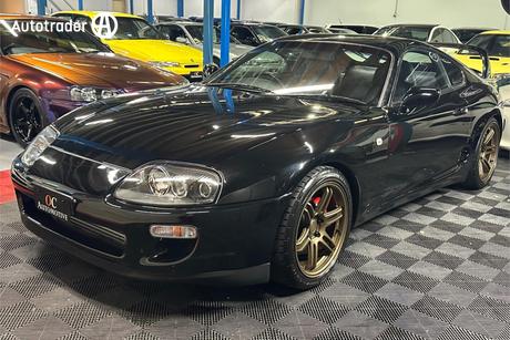 Black 1993 Toyota Supra Liftback Turbo Hardtop