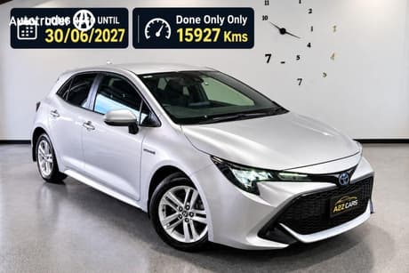 Silver 2020 Toyota Corolla Hatchback Ascent Sport (Hybrid)