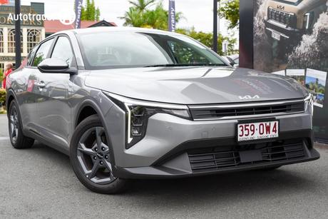 Grey 2026 Kia K4 Sedan S