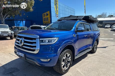 Blue 2022 GWM UTE Dual Cab Utility Cannon-X (4X4)