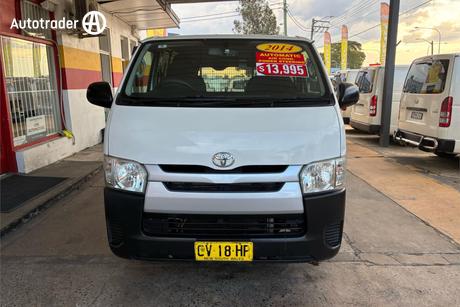 White 2014 Toyota HiAce Van Lwb