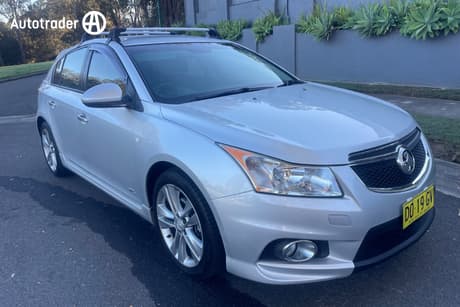 Silver 2014 Holden Cruze Hatchback Sri Z-Series