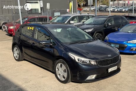 Blue 2017 Kia Cerato Hatchback S
