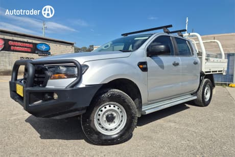 Silver 2018 Ford Ranger Double Cab Chassis Xl 2.2 Hi-Rider (4X2)
