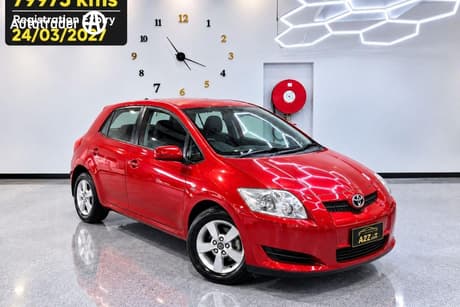 Red 2009 Toyota Corolla Hatchback Edge