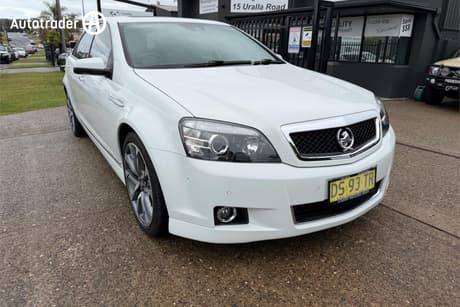 White 2017 Holden Caprice Sedan V