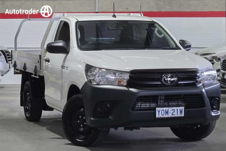 White 2020 Toyota Hilux Cab Chassis Workmate