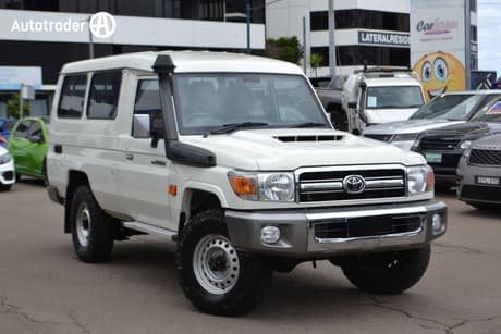 White 2023 Toyota Landcruiser Wagon Lc76 Gxl + Diff Locks