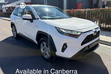 White 2024 Toyota RAV4 Wagon Gx (2Wd) Hybrid