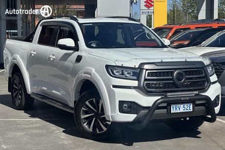 White 2025 GWM Cannon Dual Cab Utility Ultra (4X4)