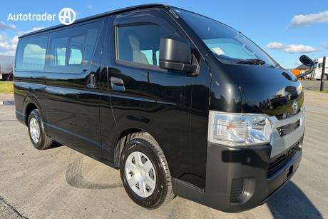 Black 2023 Toyota HiAce Commercial LWB (4 DOOR OPTION)