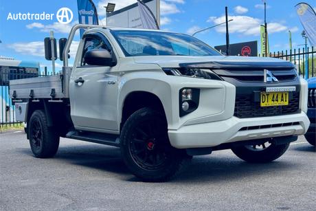 White 2023 Mitsubishi Triton Cab Chassis Glx (4X4)