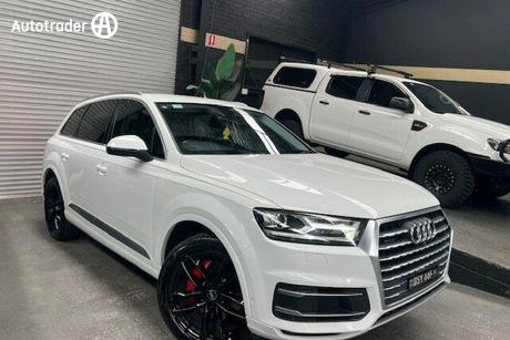 White 2017 Audi Q7 Wagon 3.0 Tdi Quattro