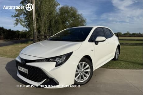 White 2024 Toyota Corolla Hatchback Ascent Sport Hybrid