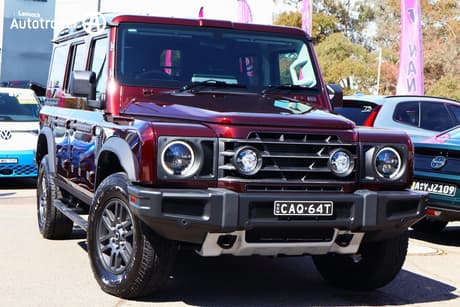Red 2025 Ineos Grenadier Wagon Fieldmaster Edition