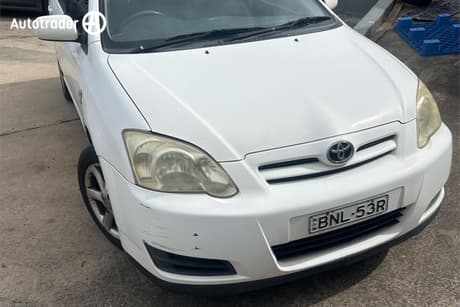 White 2007 Toyota Corolla Hatchback Ascent Sport Seca
