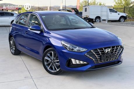 Blue 2023 Hyundai I30 Hatchback Active