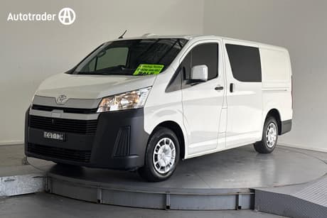 White 2021 Toyota HiAce Van Lwb
