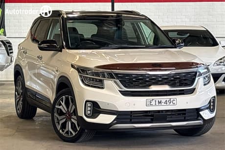White 2020 Kia Seltos Wagon Gt Line (Awd)